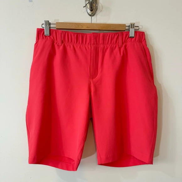 Under Armour Heatgear Pink Shorts Size 8/ EU 38 - Picture 15 of 16